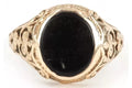 9ct Gold, Black Onyx Signet Ring