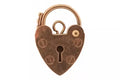 9ct Gold Heart Padlock Clasp