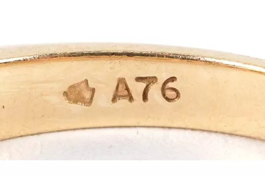 14ct Gold Channel Set Diamond Ring