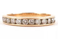 14ct Gold Channel Set Diamond Ring