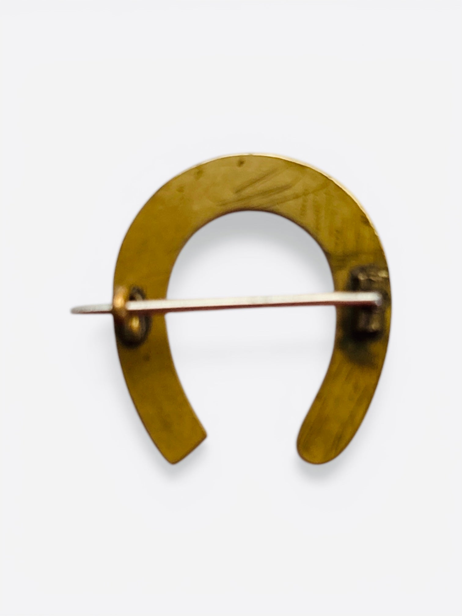 Victorian Horseshoe Brooch with Seed Pearls, c.1900