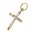 9ct Gold Cross Pendant, c.1970s–80s