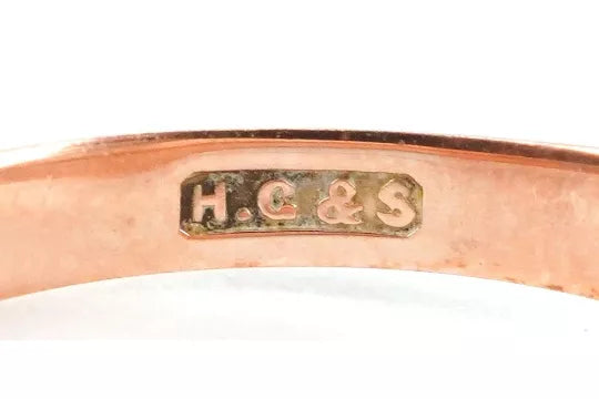George V 9ct Rose Gold Signet Ring