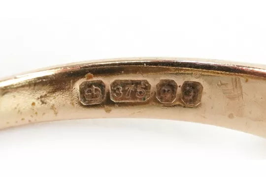 9ct Gold, Black Onyx Signet Ring