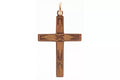 9ct Gold Engraved Cross Pendant