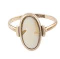 9ct Gold Shell Cameo Ring, Edwardian c.1900