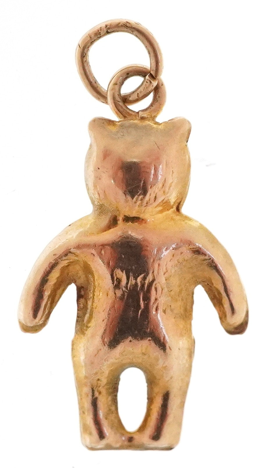 Teddy Bear Gold Charm